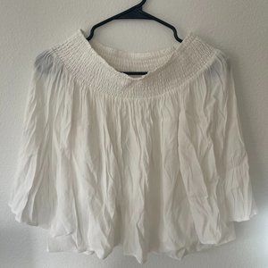Aritzia white off the shoulder blouse